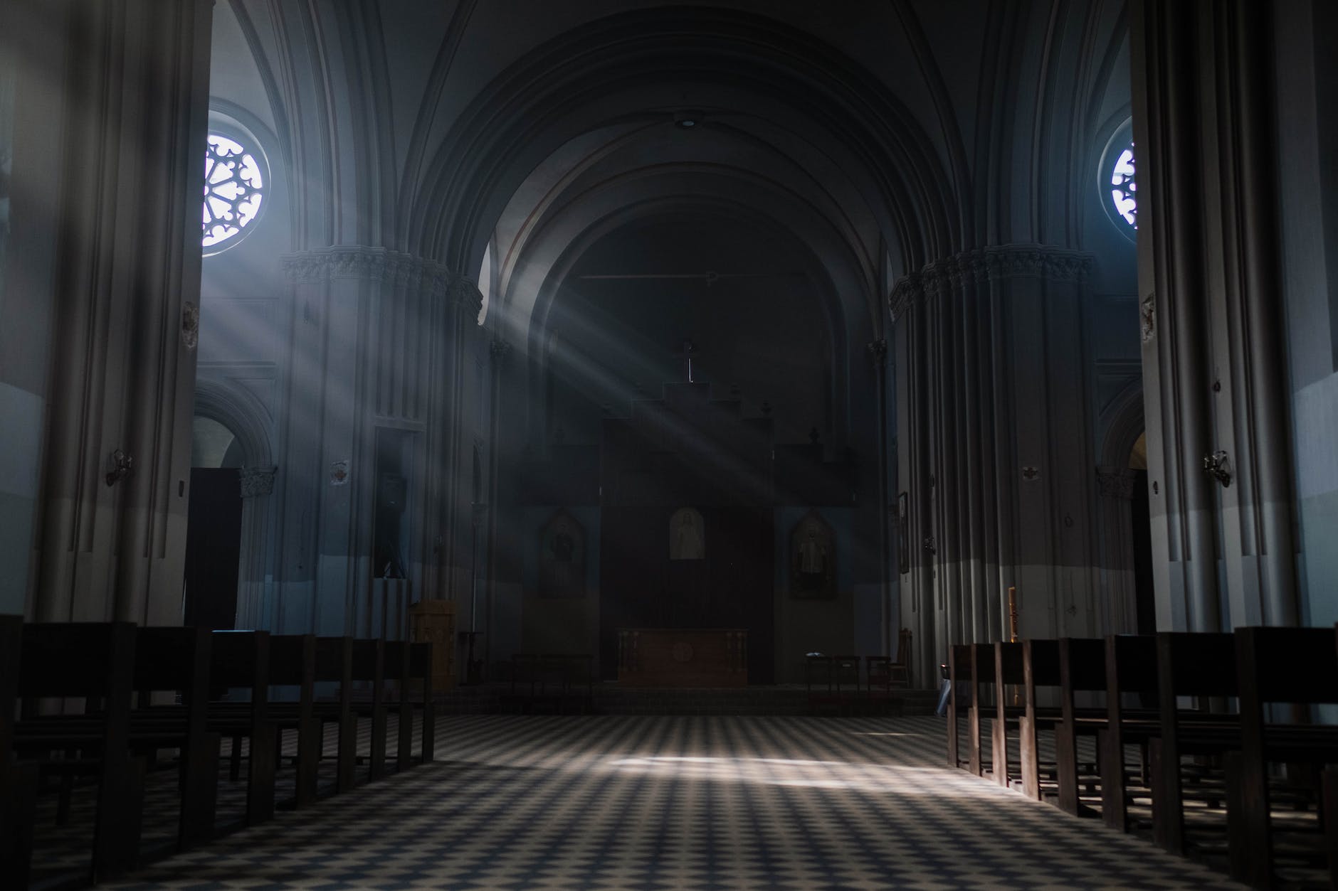 interior design of a church
